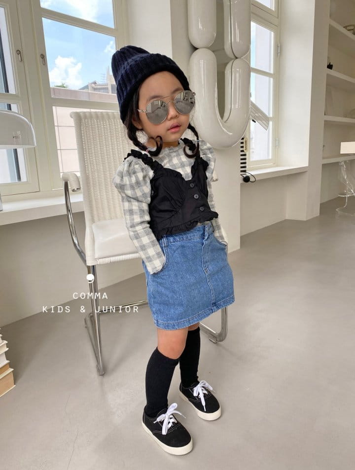 COMMA - Korean Children Fashion - #Kfashion4kids - Mini Jean Skirt - 8