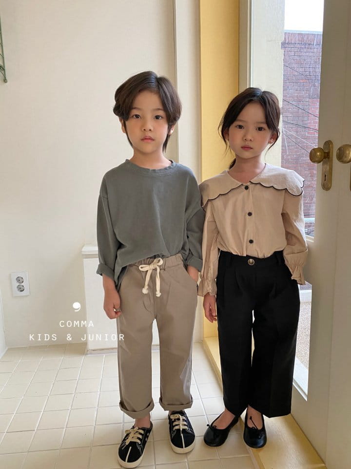 COMMA - Korean Children Fashion - #Kfashion4kids - Basic Cotton Pants - 6