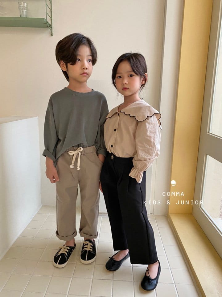 COMMA - Korean Children Fashion - #Kfashion4kids - Basic Cotton Pants - 7