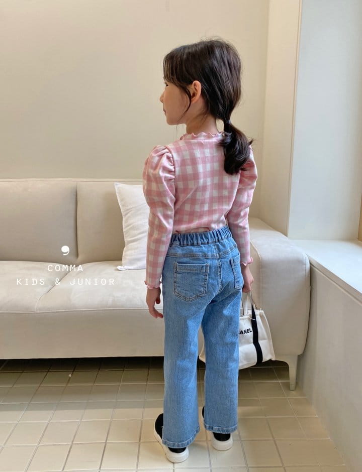 COMMA - Korean Children Fashion - #Kfashion4kids - Diagonal Line Jeans - 7