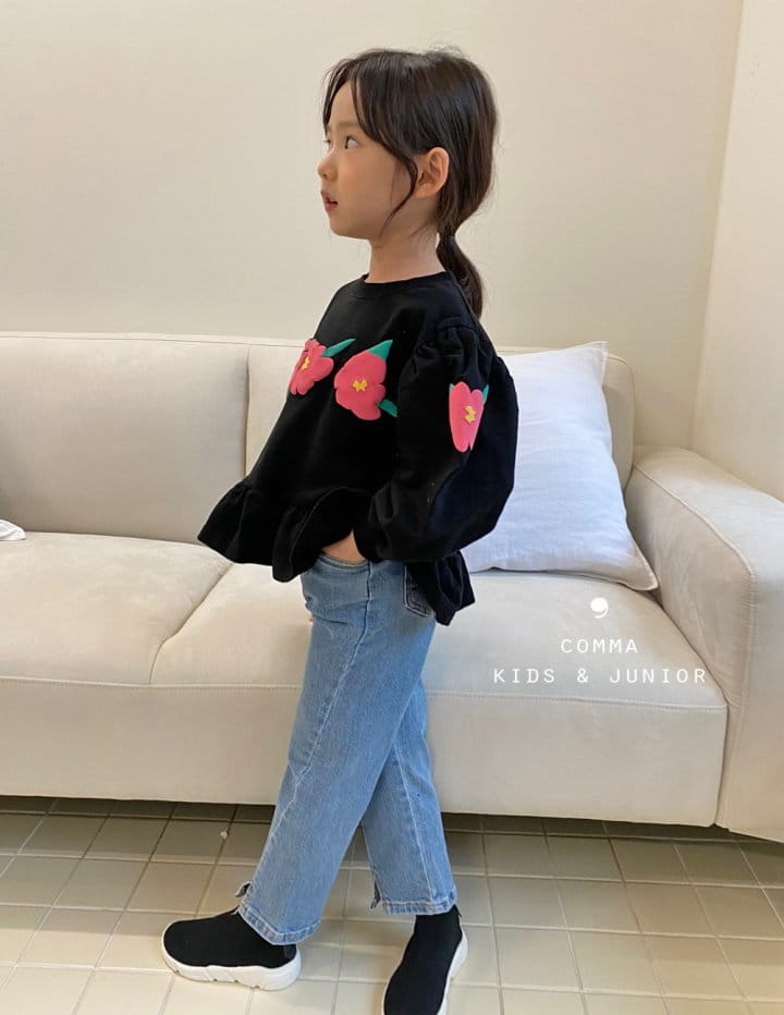 COMMA - Korean Children Fashion - #Kfashion4kids - Diagonal Line Jeans - 9