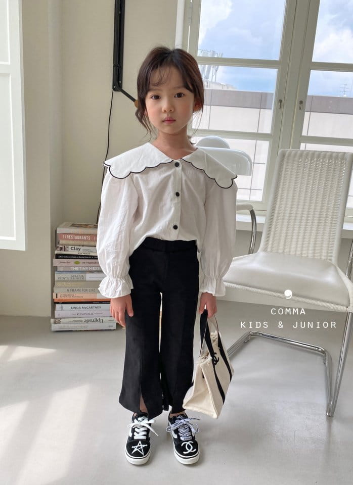 COMMA - Korean Children Fashion - #Kfashion4kids - Scollop Blouse - 11