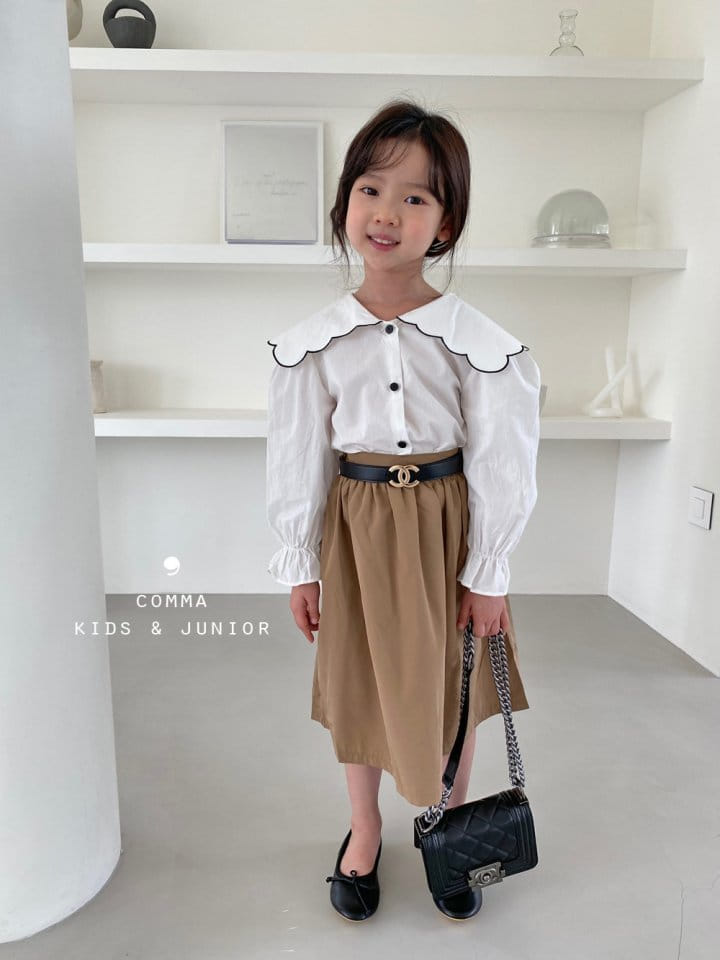 COMMA - Korean Children Fashion - #Kfashion4kids - Scollop Blouse - 5