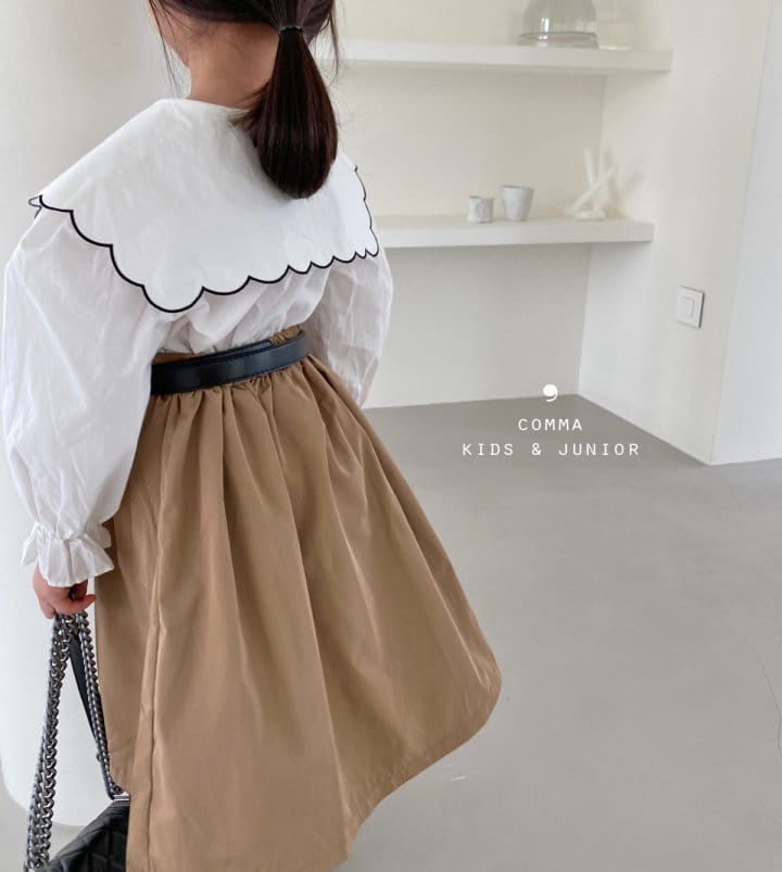 COMMA - Korean Children Fashion - #Kfashion4kids - Scollop Blouse - 6