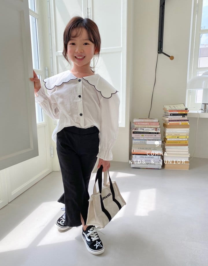 COMMA - Korean Children Fashion - #Kfashion4kids - Scollop Blouse - 7