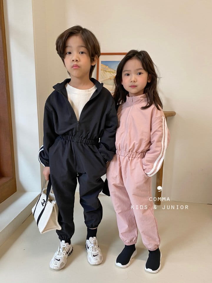 COMMA - Korean Children Fashion - #Kfashion4kids - 3 Line Jumpsuit