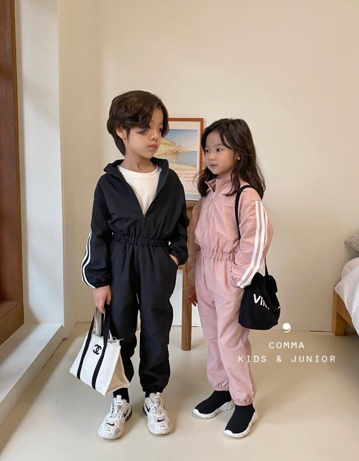 COMMA - Korean Children Fashion - #Kfashion4kids - 3 Line Jumpsuit - 2