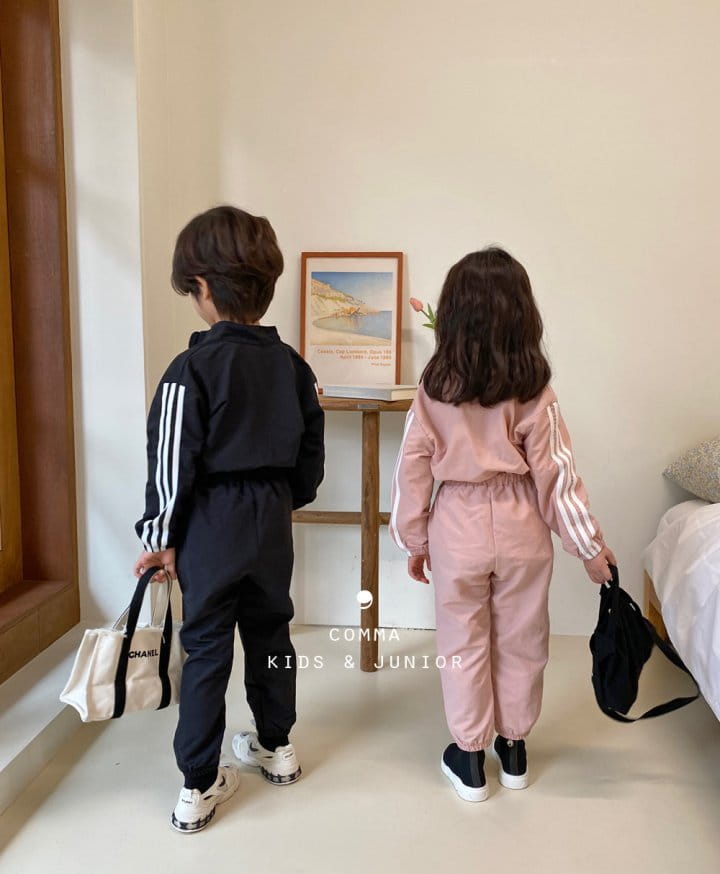 COMMA - Korean Children Fashion - #Kfashion4kids - 3 Line Jumpsuit - 6