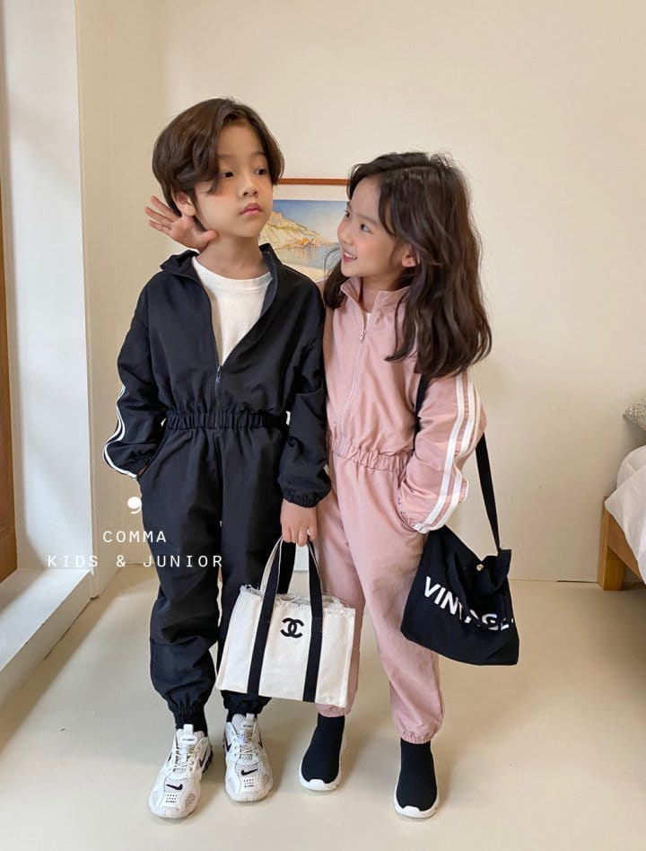 COMMA - Korean Children Fashion - #Kfashion4kids - 3 Line Jumpsuit - 9