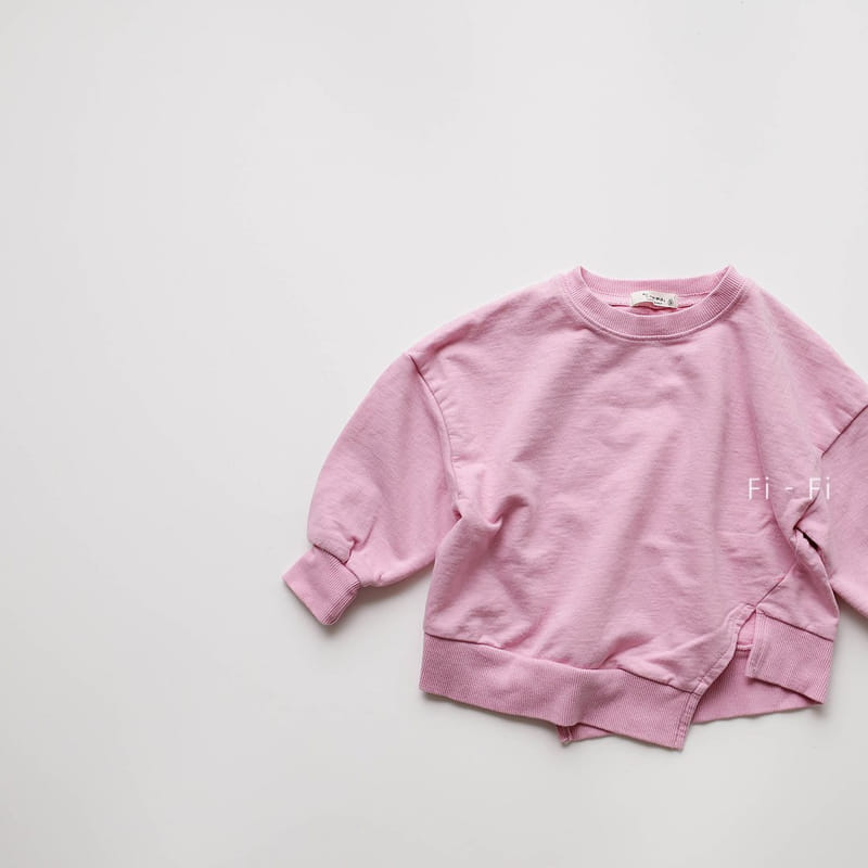 COMMA - Korean Children Fashion - #Kfashion4kids - Unbal Diagonal Line Sweatshirt - 5