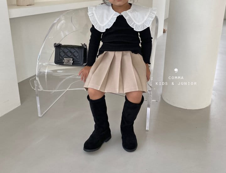 COMMA - Korean Children Fashion - #Kfashion4kids - Wrinkle Skirt - 2