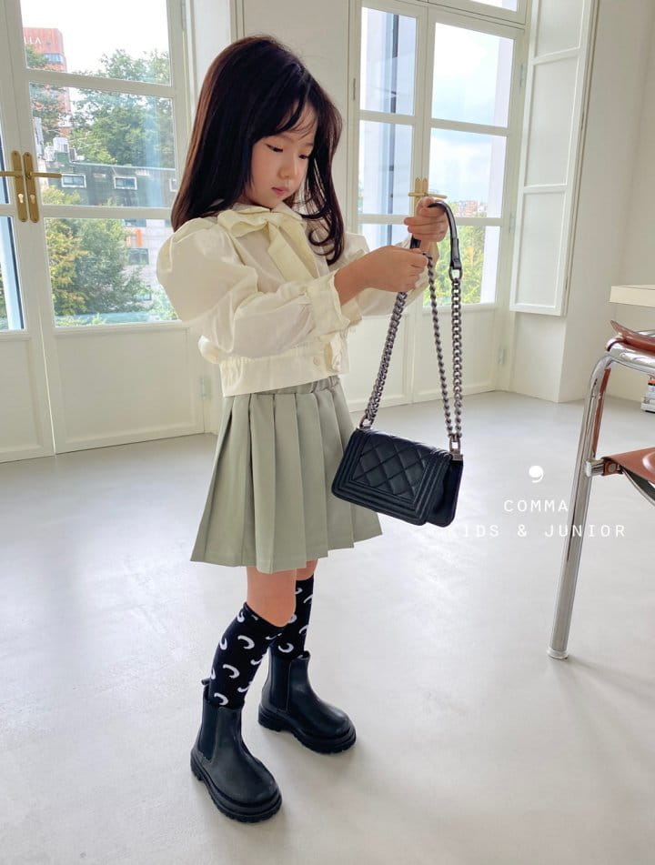 COMMA - Korean Children Fashion - #Kfashion4kids - Wrinkle Skirt - 3