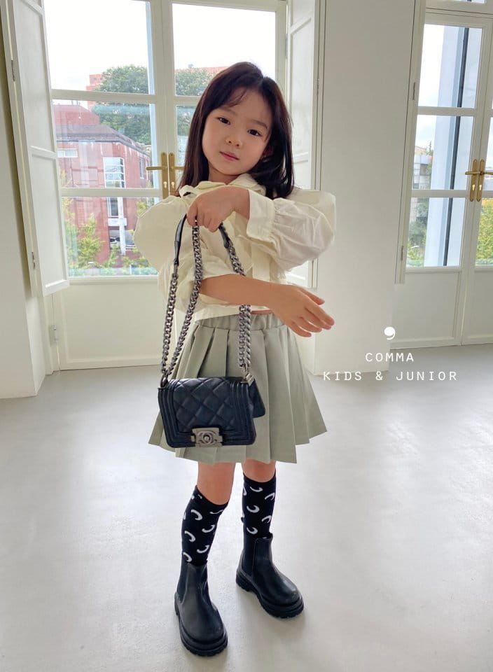 COMMA - Korean Children Fashion - #Kfashion4kids - Wrinkle Skirt - 4