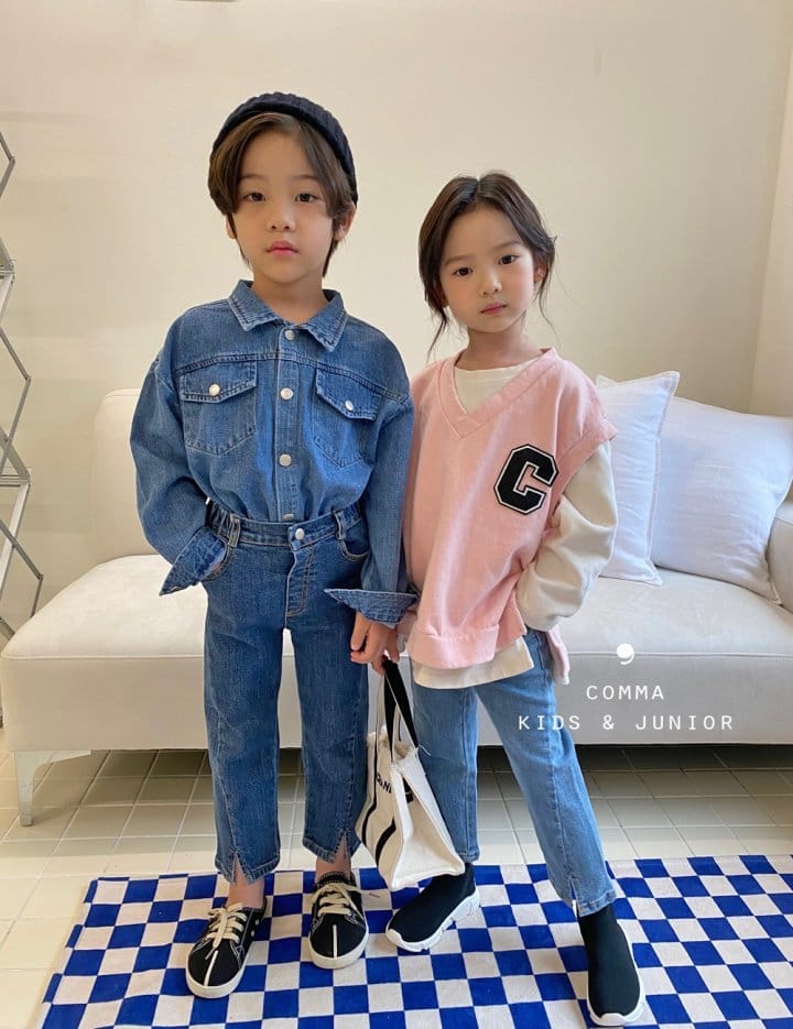 COMMA - Korean Children Fashion - #Kfashion4kids - Denim Shirt Jacket - 2