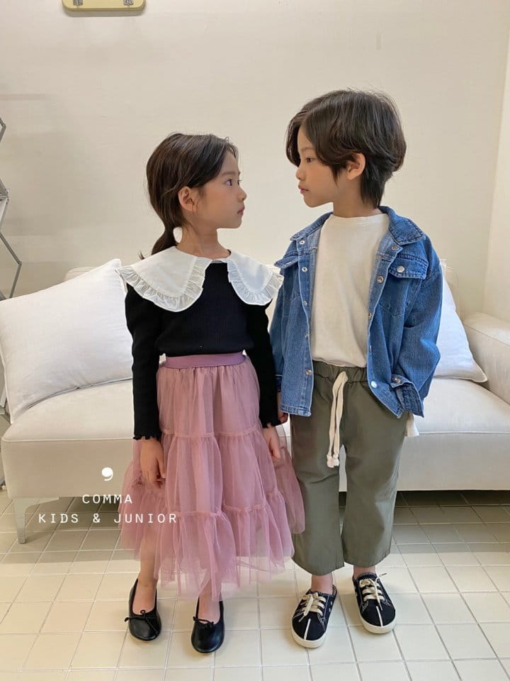 COMMA - Korean Children Fashion - #Kfashion4kids - Denim Shirt Jacket - 7