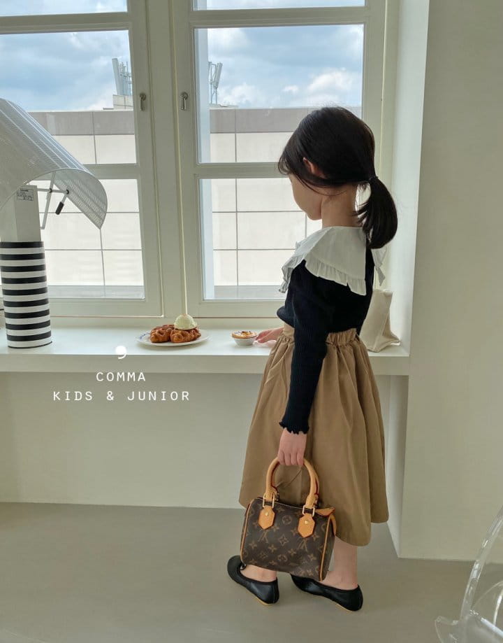 COMMA - Korean Children Fashion - #Kfashion4kids - Collar Puff Tee - 11