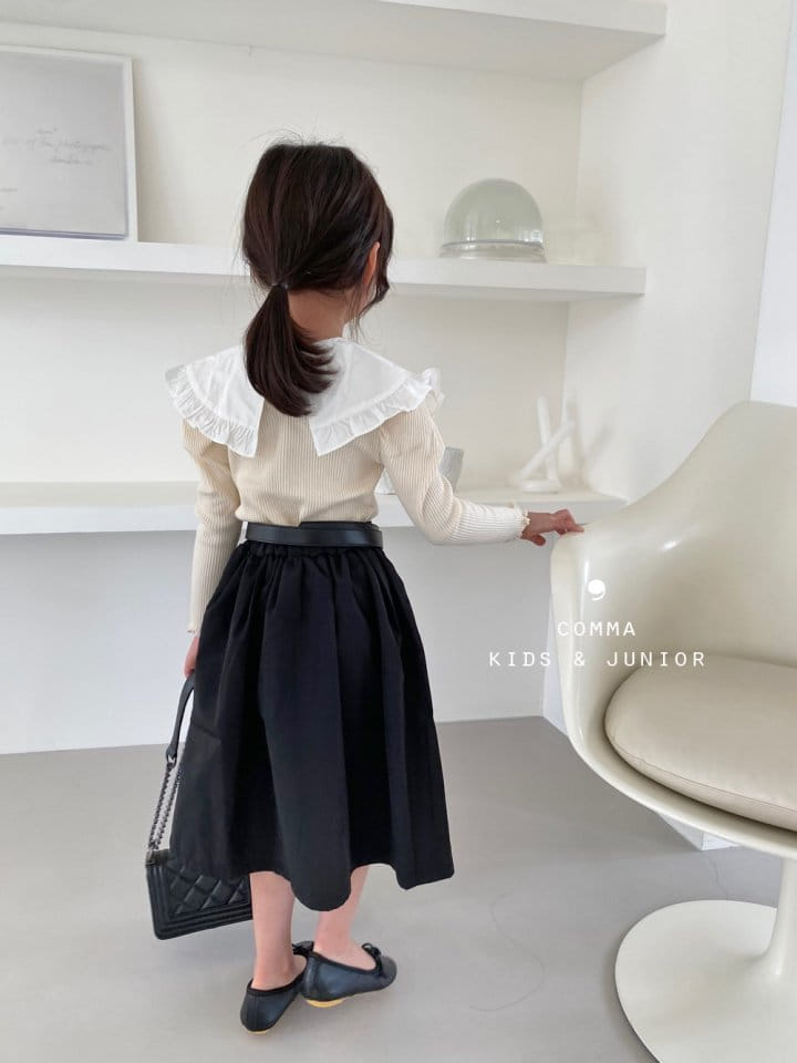 COMMA - Korean Children Fashion - #Kfashion4kids - Collar Puff Tee - 4