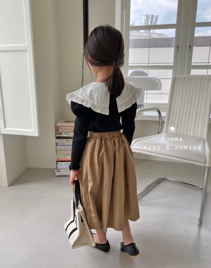 COMMA - Korean Children Fashion - #Kfashion4kids - Collar Puff Tee - 9