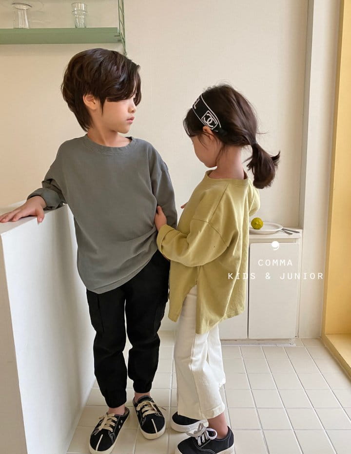 COMMA - Korean Children Fashion - #Kfashion4kids - Tok Tok Slit Tee - 11