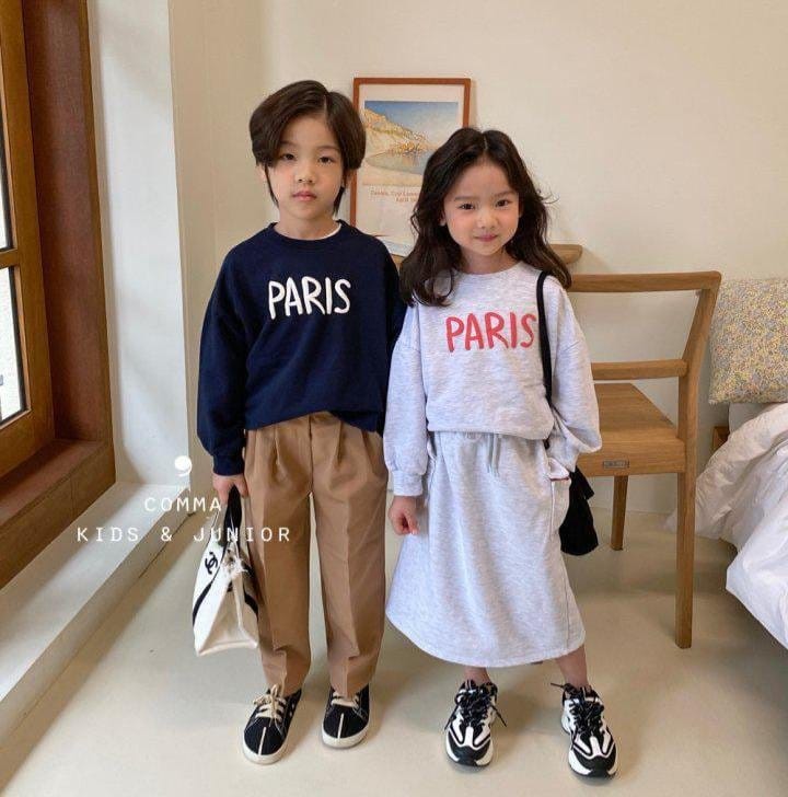 COMMA - Korean Children Fashion - #Kfashion4kids - Paris Sweatshirt - 10
