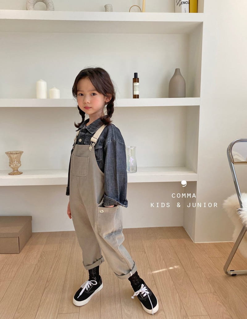 COMMA - Korean Children Fashion - #Kfashion4kids - Dungarees Khaki Pants - 10