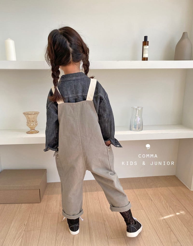 COMMA - Korean Children Fashion - #Kfashion4kids - Dungarees Khaki Pants - 6