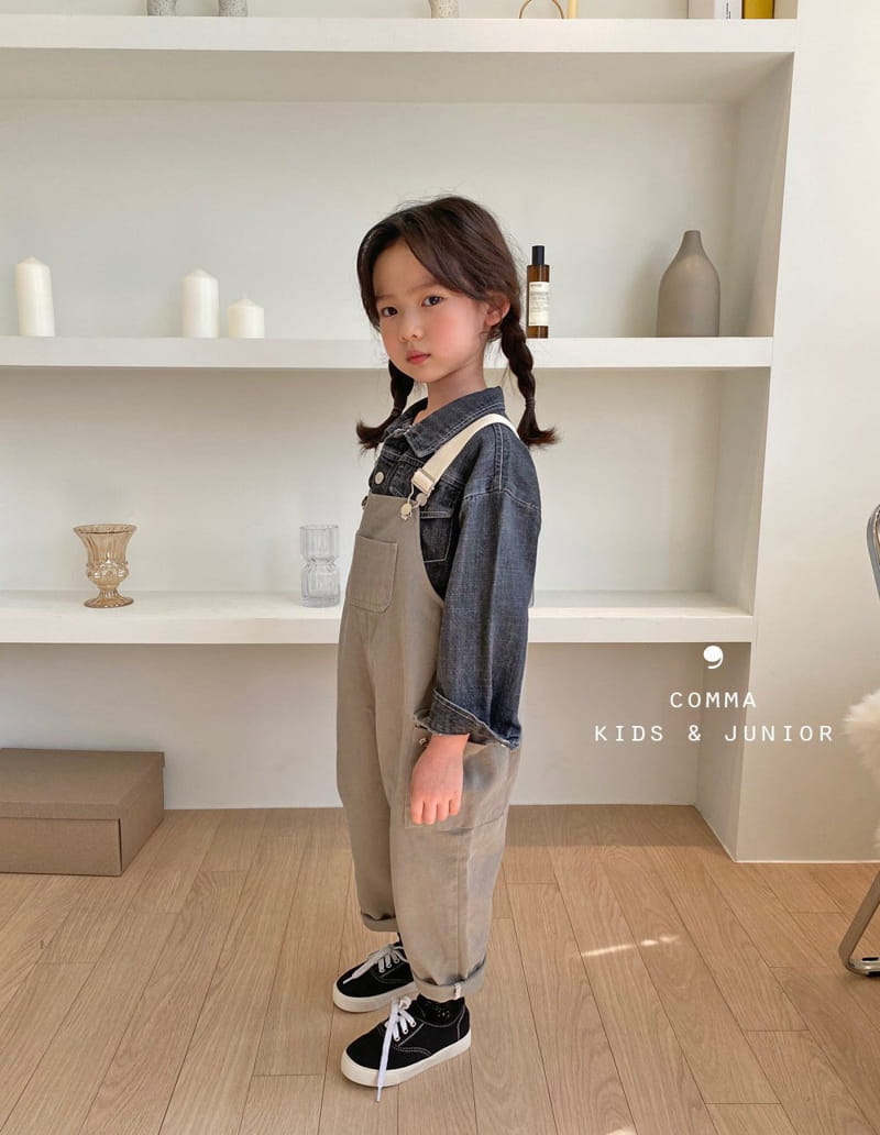 COMMA - Korean Children Fashion - #Kfashion4kids - Dungarees Khaki Pants - 9