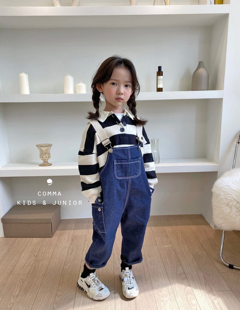 COMMA - Korean Children Fashion - #Kfashion4kids - Dengarees Denim Pants