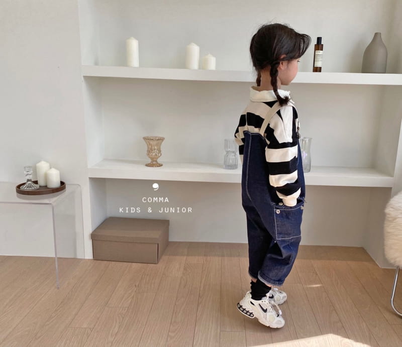 COMMA - Korean Children Fashion - #Kfashion4kids - Dengarees Denim Pants - 7