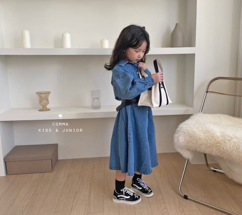COMMA - Korean Children Fashion - #Kfashion4kids - Button Den One-piece