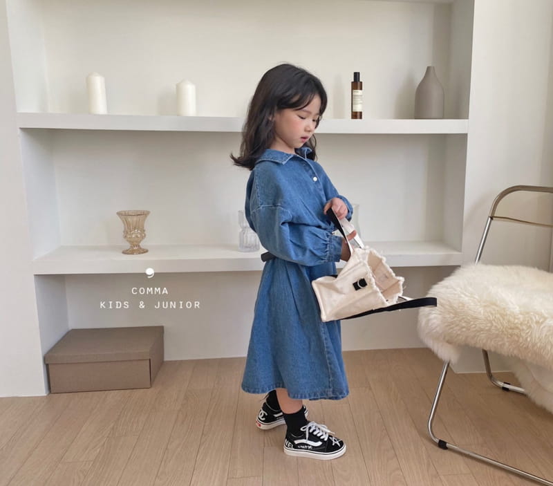 COMMA - Korean Children Fashion - #Kfashion4kids - Button Den One-piece - 2