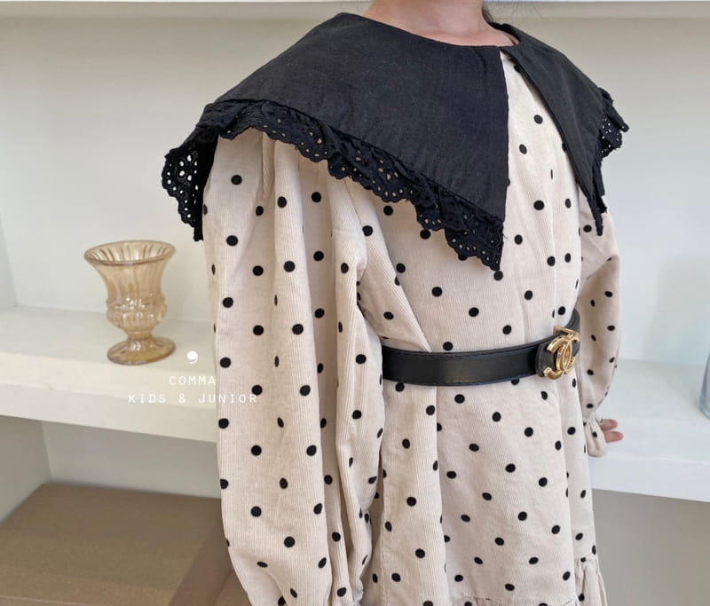 COMMA - Korean Children Fashion - #Kfashion4kids - Dot Rib One-piece - 8