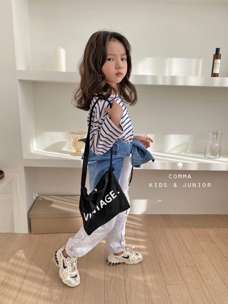 COMMA - Korean Children Fashion - #Kfashion4kids - Circle Slit Stripes Tee - 10