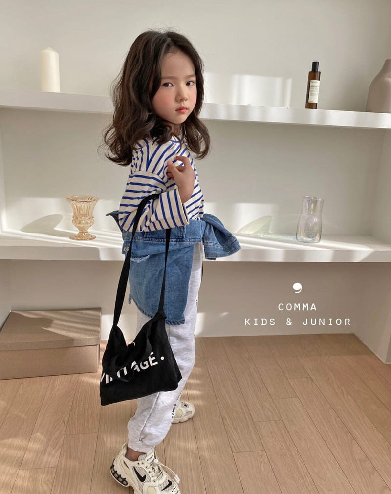 COMMA - Korean Children Fashion - #Kfashion4kids - Circle Slit Stripes Tee - 11