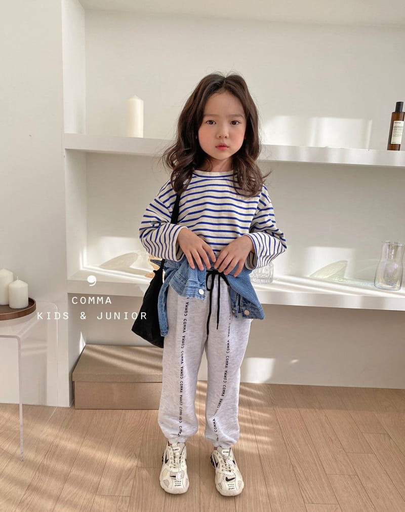 COMMA - Korean Children Fashion - #Kfashion4kids - Circle Slit Stripes Tee - 7