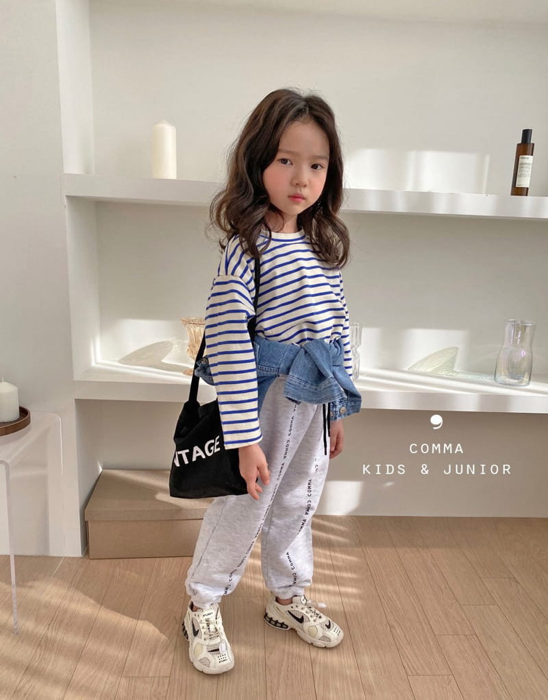COMMA - Korean Children Fashion - #Kfashion4kids - Circle Slit Stripes Tee - 8