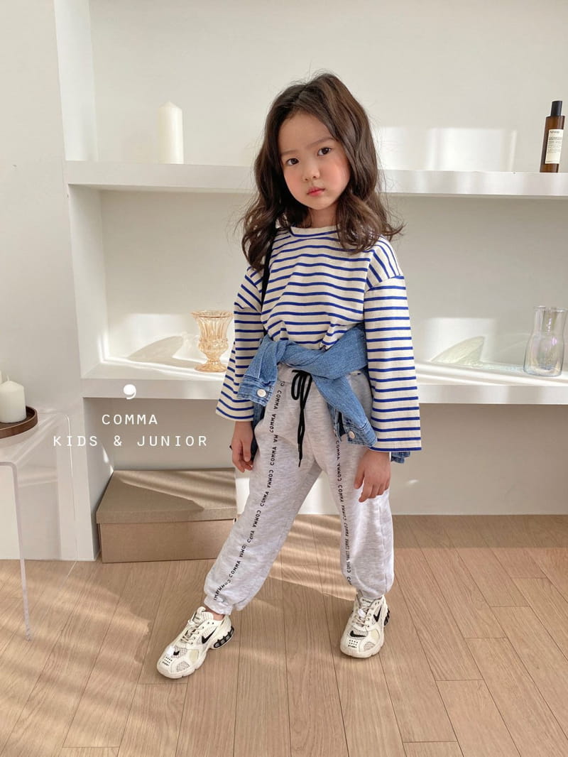 COMMA - Korean Children Fashion - #Kfashion4kids - Circle Slit Stripes Tee - 9