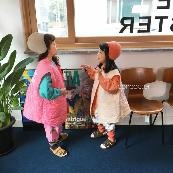 CONCOCTER - Korean Children Fashion - #Kfashion4kids - Ton Colored Padding Vest