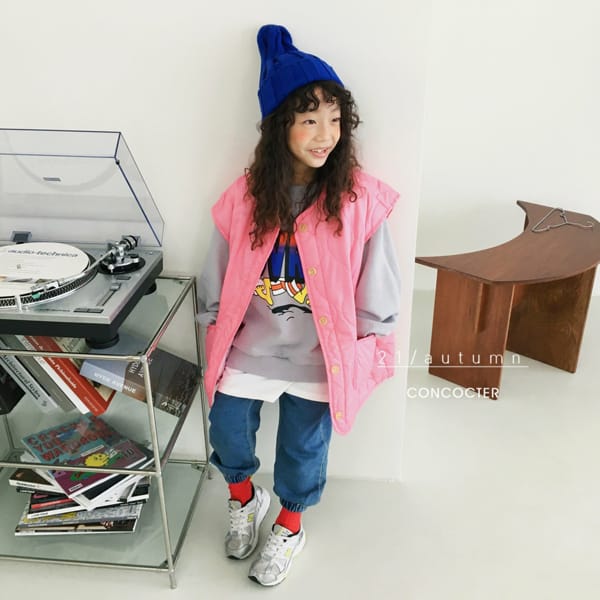 CONCOCTER - Korean Children Fashion - #Kfashion4kids - Ton Colored Padding Vest - 11