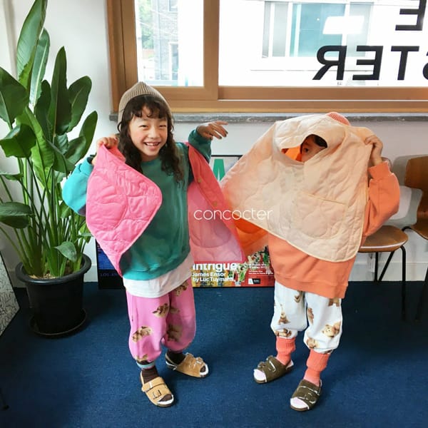 CONCOCTER - Korean Children Fashion - #Kfashion4kids - Ton Colored Padding Vest - 4