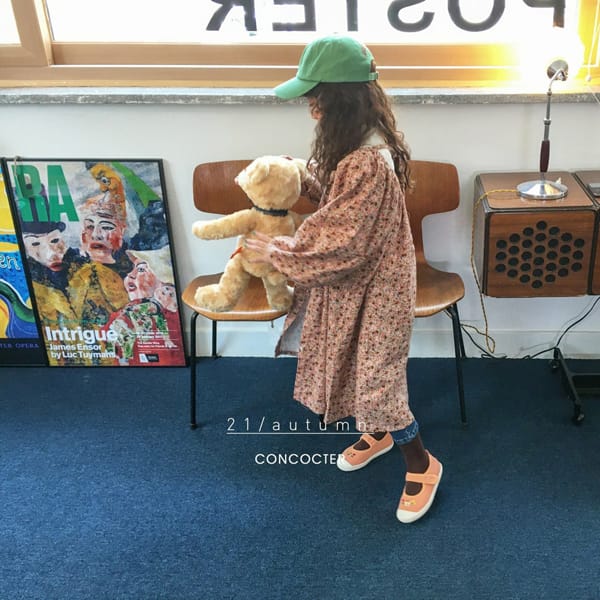 CONCOCTER - Korean Children Fashion - #Kfashion4kids - Open Shirring One-piece - 12