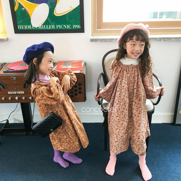 CONCOCTER - Korean Children Fashion - #Kfashion4kids - Open Shirring One-piece - 4