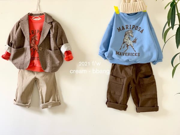 CREAM BBANG - Korean Children Fashion - #Kfashion4kids - Mariposa Sweatshirt