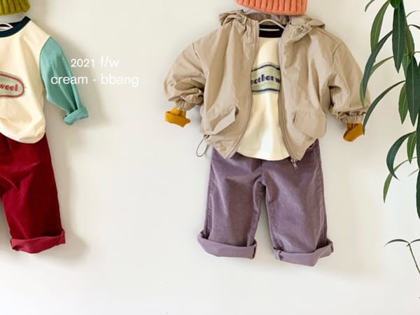 CREAM BBANG - Korean Children Fashion - #Kfashion4kids - Rib Wide Pants - 10