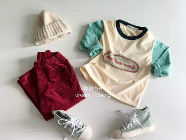 CREAM BBANG - Korean Children Fashion - #Kfashion4kids - Rib Wide Pants - 5