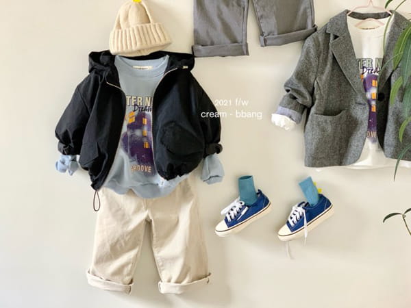 CREAM BBANG - Korean Children Fashion - #Kfashion4kids - Rib Wide Pants - 8
