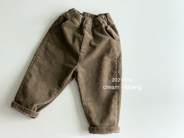 CREAM BBANG - Korean Children Fashion - #Kfashion4kids - Rib Baggy Pants - 11