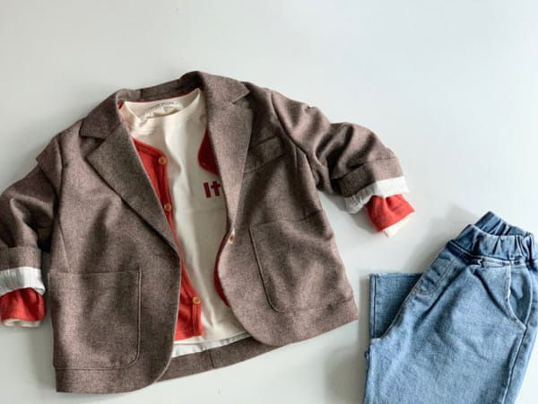 CREAM BBANG - Korean Children Fashion - #Kfashion4kids - Loe Over Size Jacket with Mom - 2