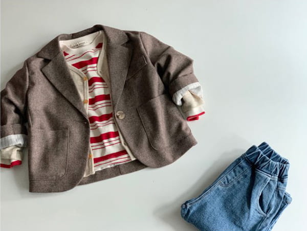 CREAM BBANG - Korean Children Fashion - #Kfashion4kids - Loe Over Size Jacket with Mom - 8