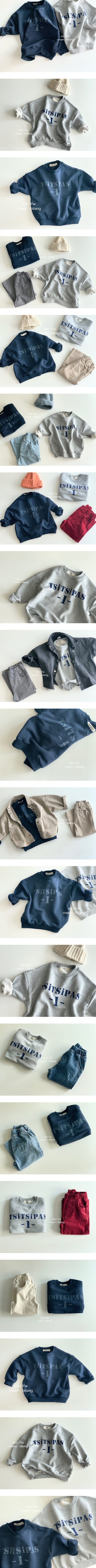 CREAM BBANG - Korean Children Fashion - #Kfashion4kids - Number One Sweatshirt